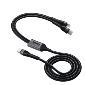Fortis 2-in-1 Type-C & Lightning Fast Charging Cable